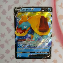 2020 Pokemon - Drednaw V 014/073 Champions Path Full Art Holo Near Mint NM - Image 1