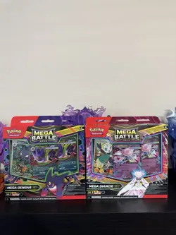 Mega Gengar Ex & Mega Diancie Ex Mega Battle Deck Bundle Mega Evolutions Pokemon - Image 1
