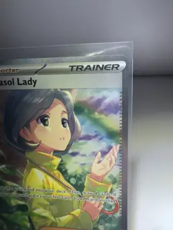 Pokemon TCG-Parasol Lady SIR 255/182-Sv04:Paradox Rift- Straight to Sleeve - Image 3