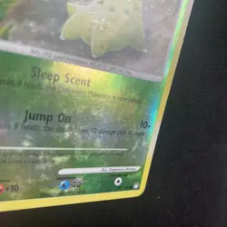 Pokemon Chikorita Reverse Holo 77/123 Mysterious Treasures MP 2007 - Image 4