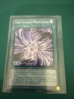 Time-Tearing Morganite Secret Rare MP24-EN088 Yugioh - Image 1