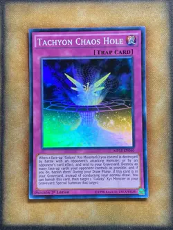 Yugioh Tachyon Chaos Hole MP15-EN040 Super Rare 1st Ed NM - Image 1