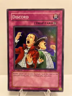 Yu-Gi-Oh! Discord ANPR-EN068 Ancient Prophecy Super Rare No Play 1st Edition NM - Image 1