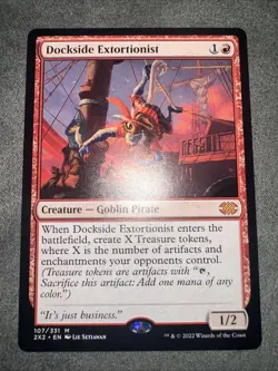 MTG English Dockside Extortionist NM Normal Double Masters 2022 - Image 1
