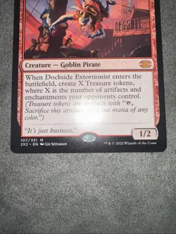 MTG English Dockside Extortionist NM Normal Double Masters 2022 - Image 3