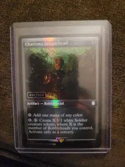 Charisma Bobblehead #492/500 Fallout Universe MTG Card - Image 1