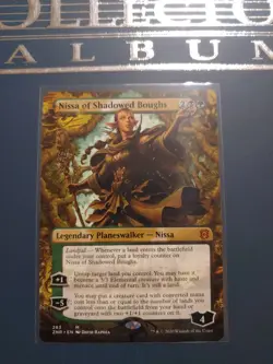 Nissa of Shadowed Boughs Borderless Card, Magic the Gathering: Zendikar Rising - Image 1