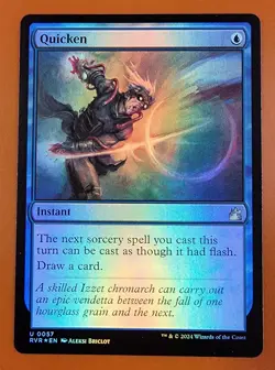 1x Quicken | FOIL | Ravnica Remastered | MTG Magic Cards - Image 1