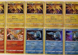Pokemon Vivid Voltage Cosmo Holo Card Lot Zapdos/Moltres/Articuno NM TCG - Image 4