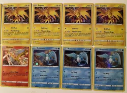 Pokemon Vivid Voltage Cosmo Holo Card Lot Zapdos/Moltres/Articuno NM TCG - Image 5