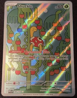 Shuckle 136/132 Mega Evolution Pokemon Card Illustration Rare Holo NM/M - Image 1