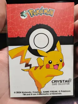 Magikarp #129 - Cracked Ice Holo - Crystal Collection 2024 - Pokemon Card - Image 2