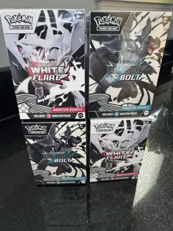 Pokemon Trading Card Game Black Bolt & White Flare Booster Bundle X4 - Image 1