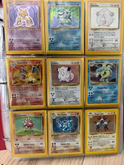 100% Complete Base Set 102/102 Vintage Master Pokemon Cards HOLO 1999 Charizard - Image 1