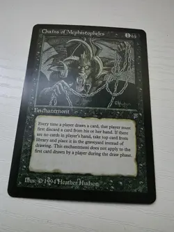 *P R 0 X Y* Mtg Magic The Gathering Chains of Mephistopheles *P R 0 X Y* Card - Image 2