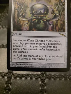 *P R 0 X Y* Mtg Magic The Gathering Chrome Mox Trading Card *P R 0 X Y* - Image 2
