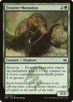 MTG Fate Reforged Frontier Mastodon Near Mint English Magic Card 🧙🏽104 - Image 1