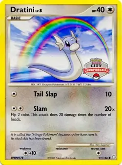 Dratini - 91/146 (City Championships, #09 League & Championship Cards MP Pokemon - Image 1