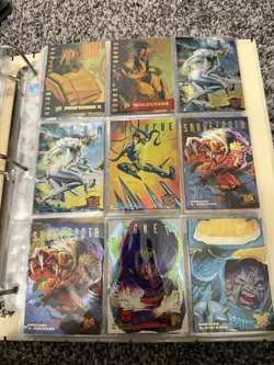 Marvel Trading Card Collection Binder Lot Vintage - Image 4