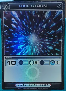 Chaotic Card: Hail Storm Dawn Of Perim First Edition Super Rare Attack - Image 1