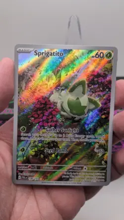 Sprigatito 196/193 Sv02: Paldea Evolved Illustration Rare Card Pokemon TCG NM - Image 3