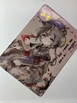 QiQi Traditional Painting Genshin Impact SSR 19 Goddess Waifu Card Girl Anime - Image 3