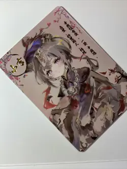 QiQi Traditional Painting Genshin Impact SSR 19 Goddess Waifu Card Girl Anime - Image 4