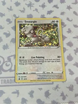 Smeargle 15/15 Holo BLEED McDonalds Collection Promo 2022 Pokemon Card NM - Image 2