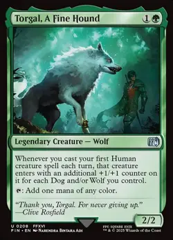 Torgal, A Fine Hound FINAL FANTASY NM Non-foil - Image 1