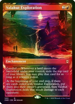 Valakut Exploration (Showcase) Zendikar Rising NM MTG Foil - Image 1