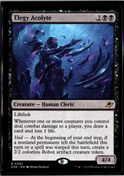Elegy Acolyte Normal R Edge of Eternities 97 NM - Image 1
