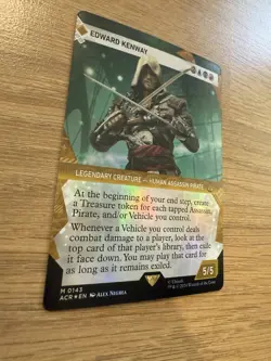 🇬🇧 MTG Assassin’s Creed - Edward Kenway #143 Showcase Foil Mythic Rare NM - Image 2