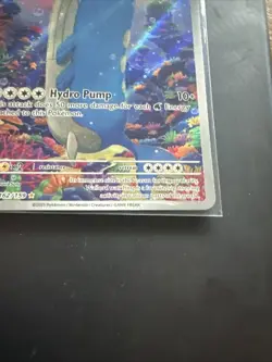 Lightly Played, English Pokemon Holo Wailord - 162/159 - Illustration Rare SV - - Image 5