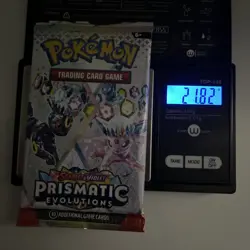 VERY HEAVY! 21.82g Prismatic Evolutions Pokemon TCG Booster Pack (SEALED)✅ - Image 1