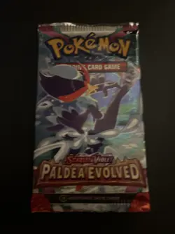 Heavy 22.40g Pokemon Sealed Paldea Evolved Booster Pack - Image 2