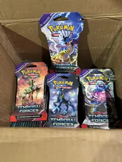 Pokemon TCG Scarlet & Violet Temporal Forces Sleeved Booster Packs Lot Of 36 - Image 2