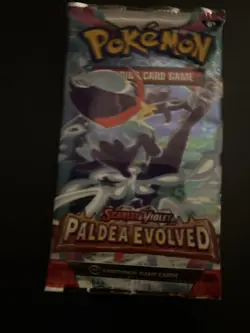 Heavy 22.43g Pokemon Sealed Paldea Evolved Booster Pack - Image 2