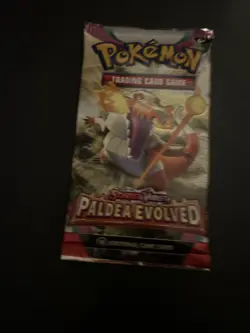 Heavy 22.38g Pokemon Sealed Paldea Evolved Booster Pack - Image 2