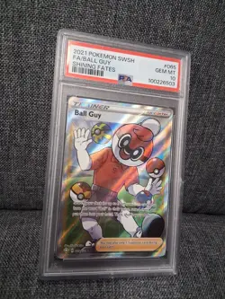 Ball Guy 2021 Pokemon Swsh FA 065/072 Shining Fates 065 PSA 10 Gem Mint - Image 1
