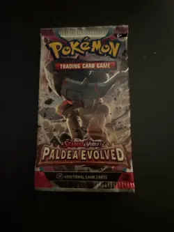 Heavy 22.94g Pokemon Sealed Paldea Evolved Booster Pack - Image 2