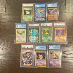 Pokemon 10 Slab Lot - CGC & PSA - Image 1
