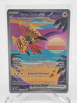 Tapu Koko ex 247/182 Sv04: Paradox Rift Holo Pokemon Near Mint (NM) - Image 1