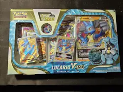 Pokemon TCG Sword & Shield Lucario VSTAR Premium Collection Box - Factory Sealed - Image 1