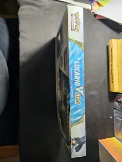 Pokemon TCG Sword & Shield Lucario VSTAR Premium Collection Box - Factory Sealed - Image 2