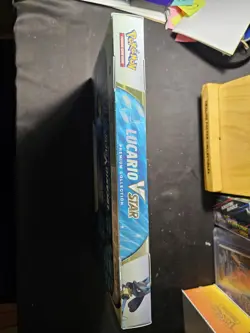 Pokemon TCG Sword & Shield Lucario VSTAR Premium Collection Box - Factory Sealed - Image 4