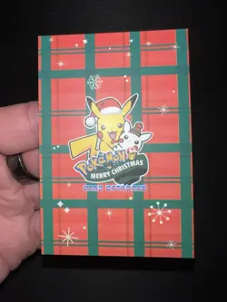 Poncho Pikachu Mega Charizard Y Green Holo Pokemon Database Merry Christmas Peru - Image 4