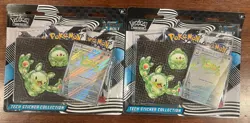 Pokemon TCG Black Bolt Reuniclus Sticker Collection 3-Pack Blister Lot Of 2 New - Image 1