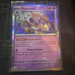 Alakazam Pokemon TCG Mega Evolution Pre Release Stamped MEP 003 - Image 1