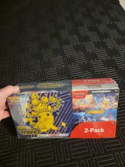 Pokemon Surging Sparks ETB & Booster Bundle Costco 2-Pack. Factory Sealed 🔥 - Image 1