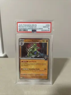 Team Rocket's Tyranitar (Pokemon Center Exclusive) Destined Rivals PSA 10 - Image 1